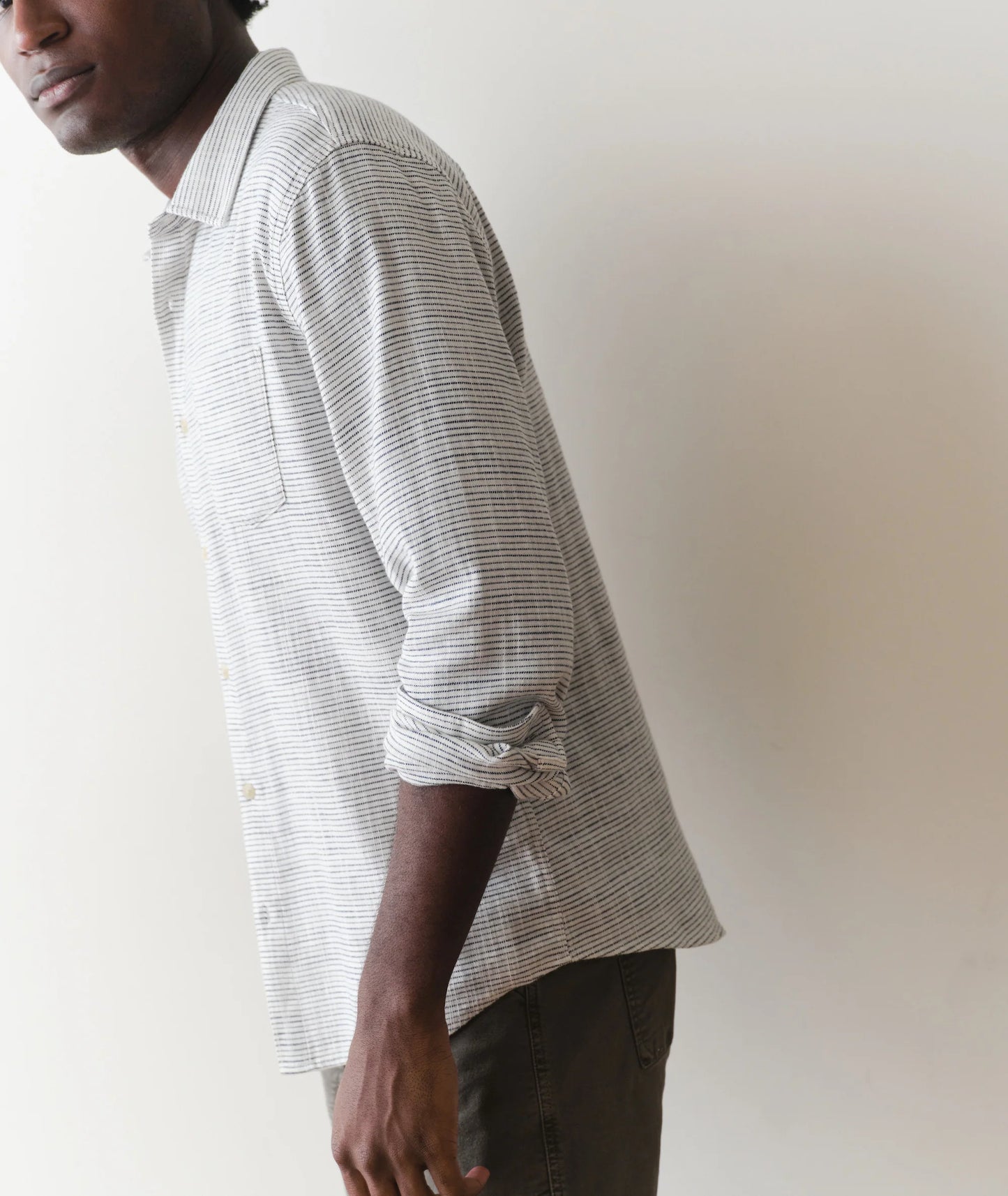 Marine Layer LS Classic Stretch Selvage Shirt