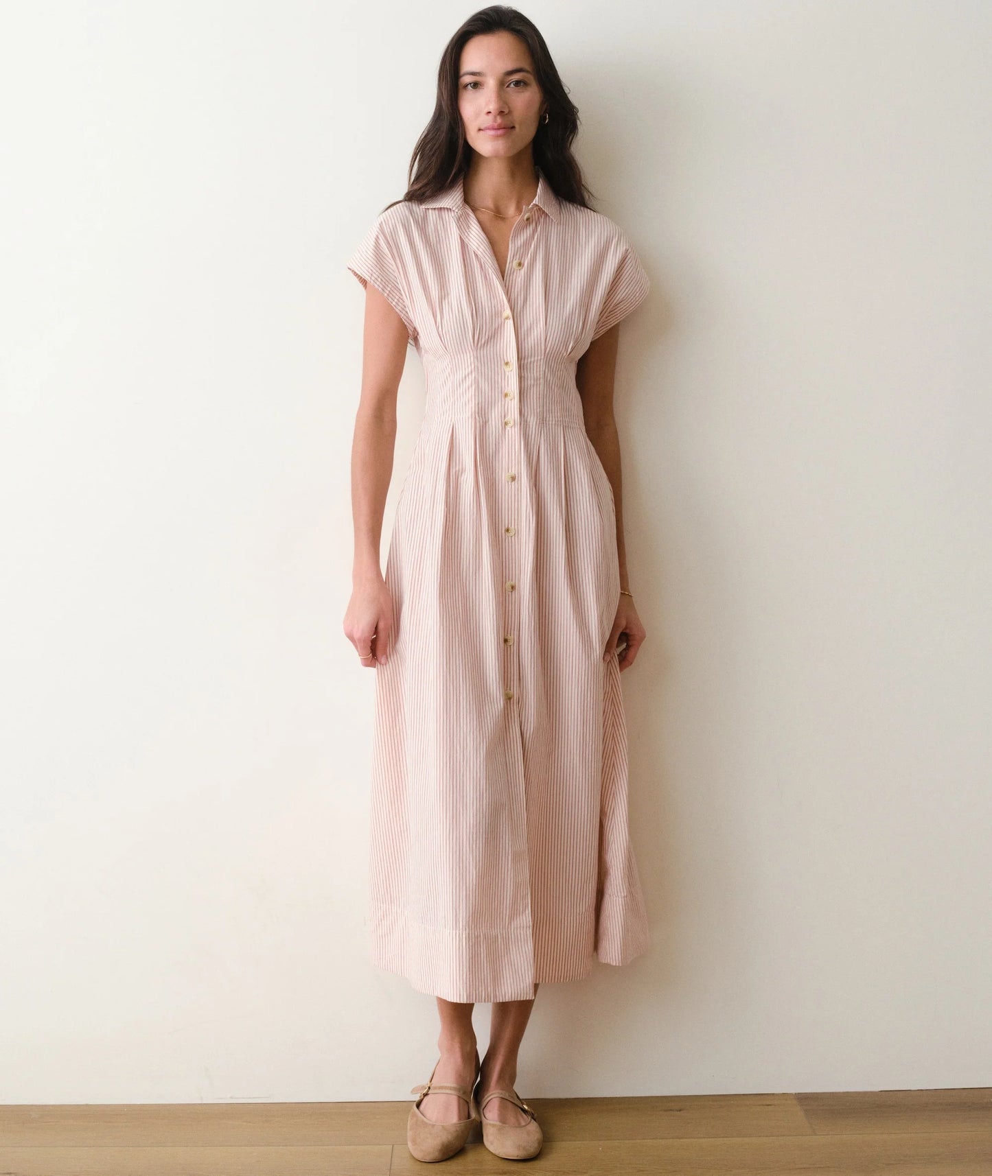 Marine Layer Nova Midi Shirt Dress