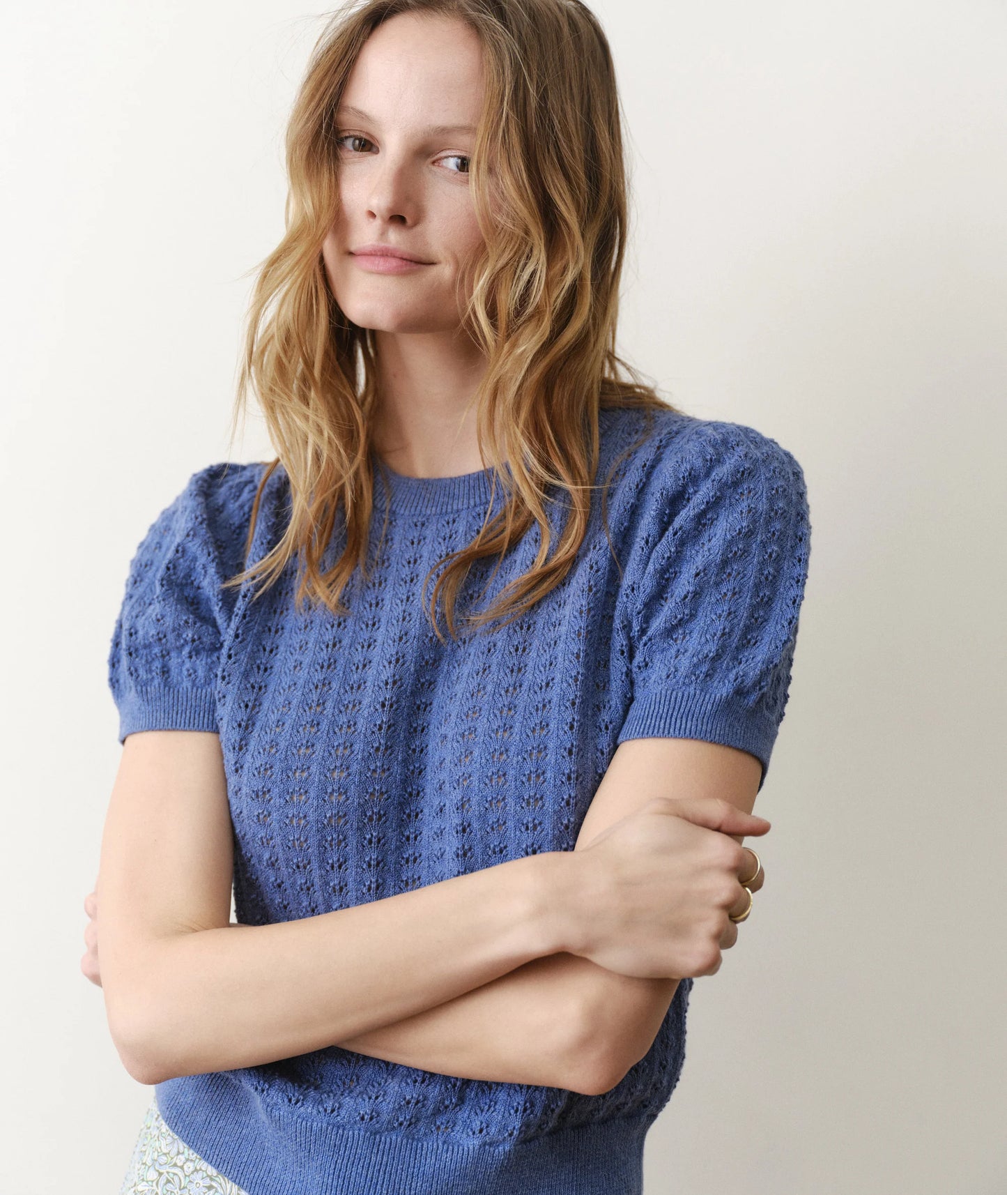 Marine Layer Ellie Puff Sleeve Sweater