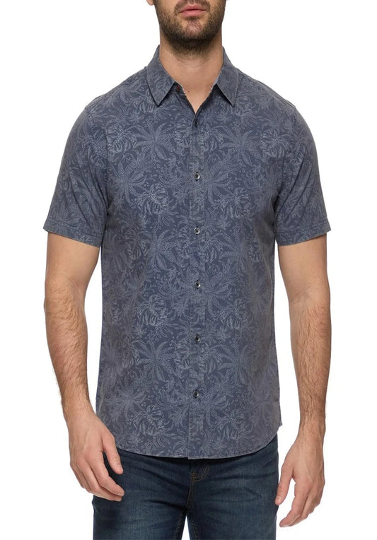 Flag and Anthem Menlo Jungle Print Vintage Washed Shirt