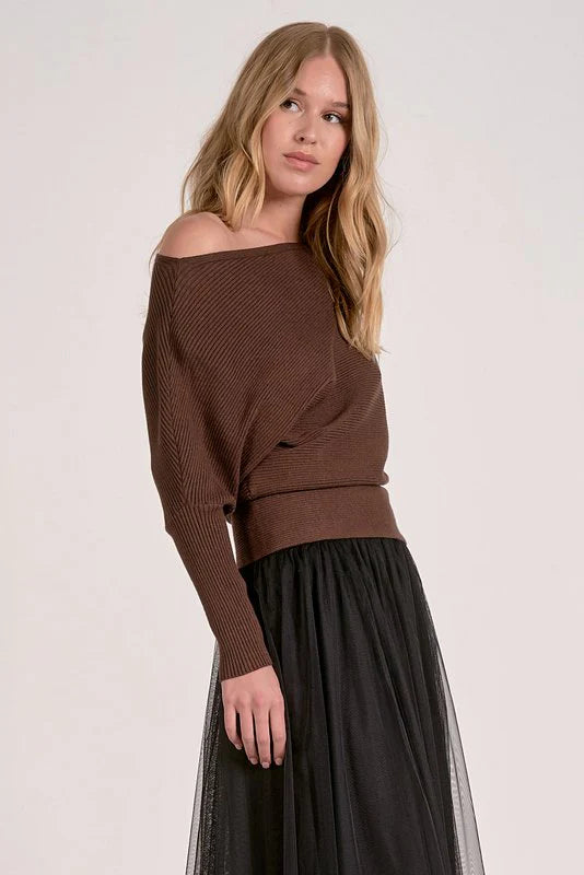 Elan Brown Sweater