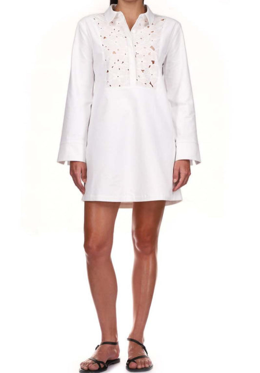 Lace Yoke Insert Dress