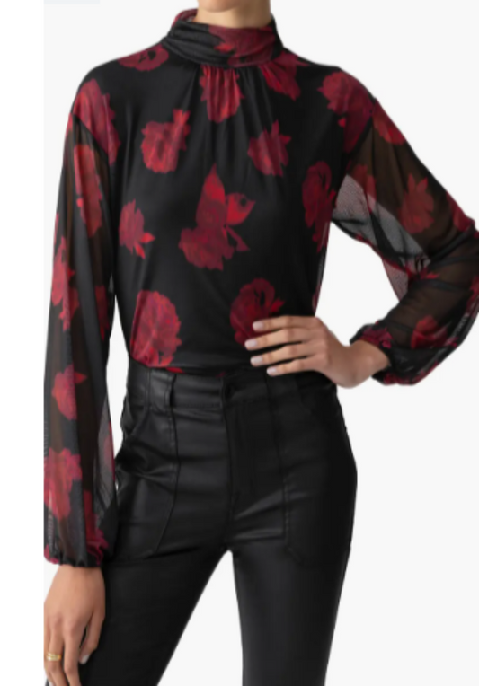 Sanctuary Isn't She Lovely Mesh Top Moody Rose