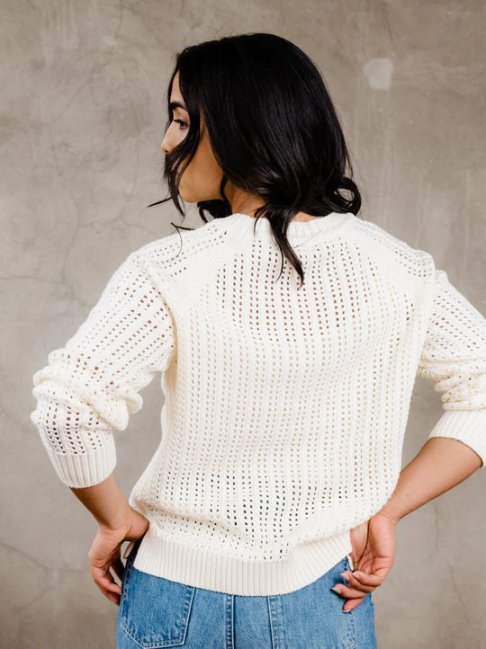 Able Taylor Amond Mesh Sweater
