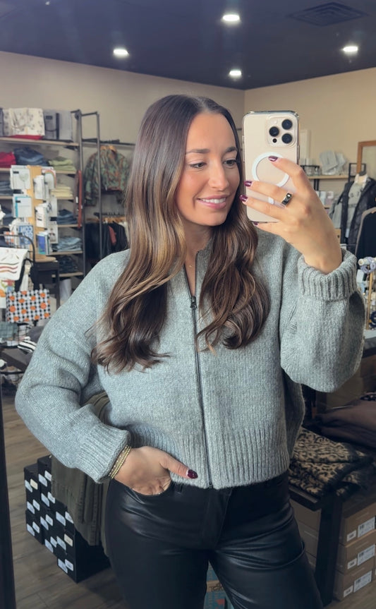 Chaser Zip-up Cardigan