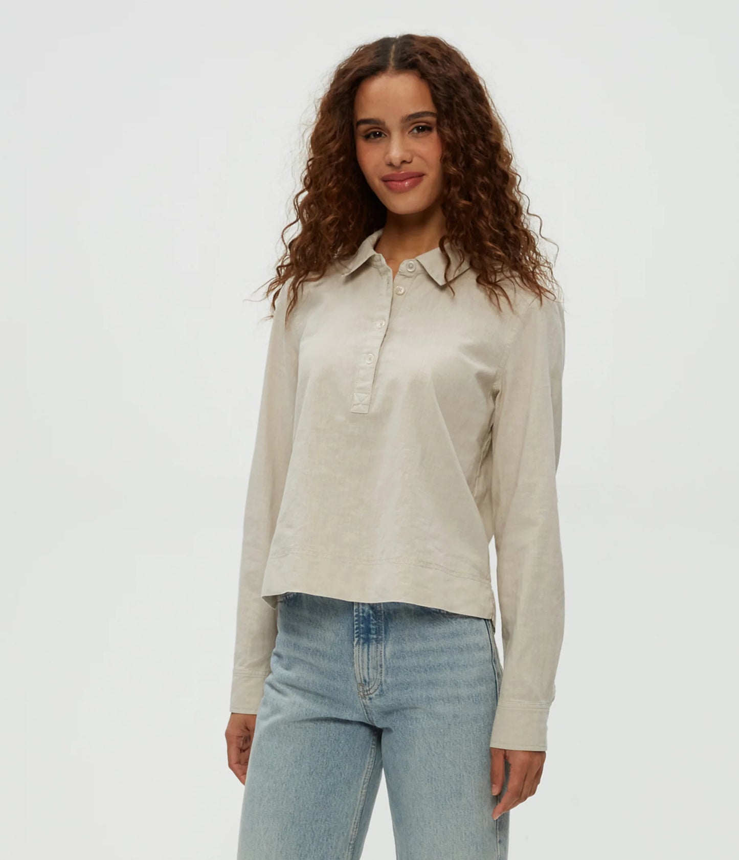 Michael Stars Nat Collar Top