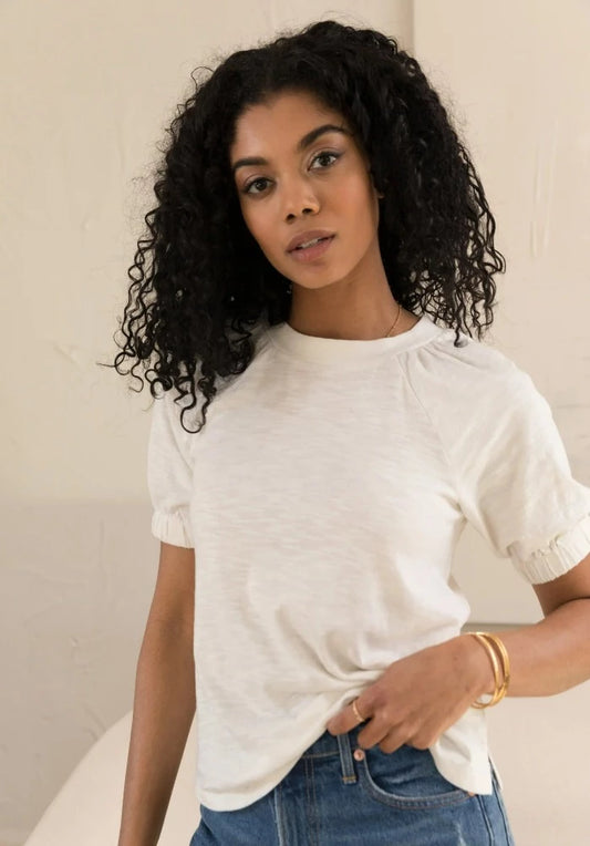 Willow Raglan Puff Sleeve Tee
