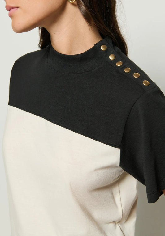 Nation Yvette Mock Neck