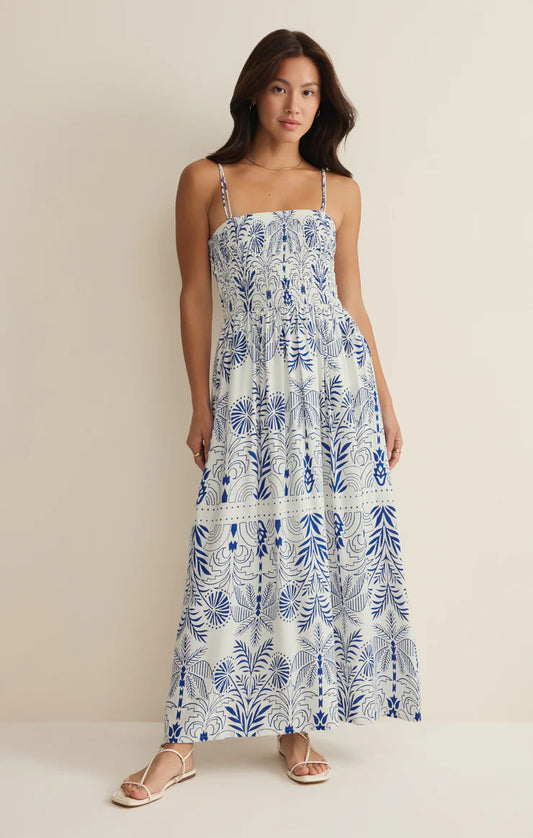 Z Supply Nadine Palm Maxi Dress