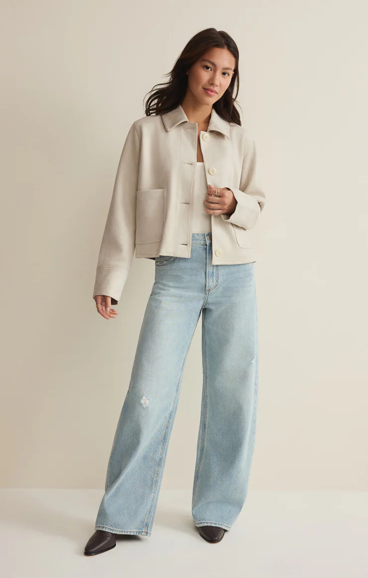 Z Supply Dillion Faux Suede Jacket