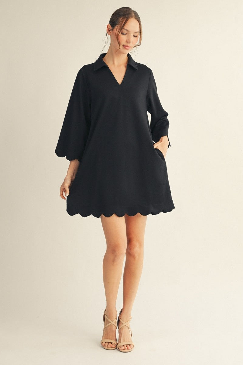 Scallop Dress