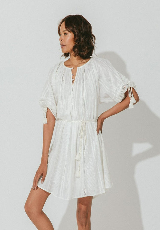 Alba Mini Dress - Ivory