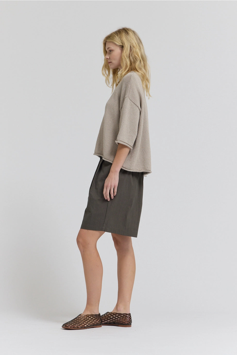 Rolled Edge Sweater