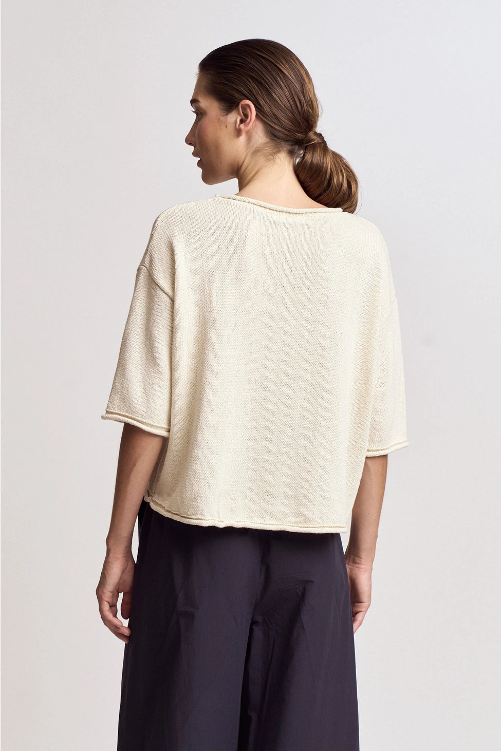 Rolled Edge Sweater