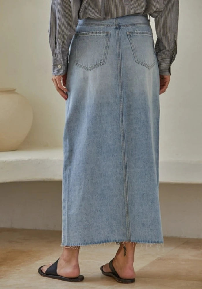 By Together Thrill Ride Denim Skirt