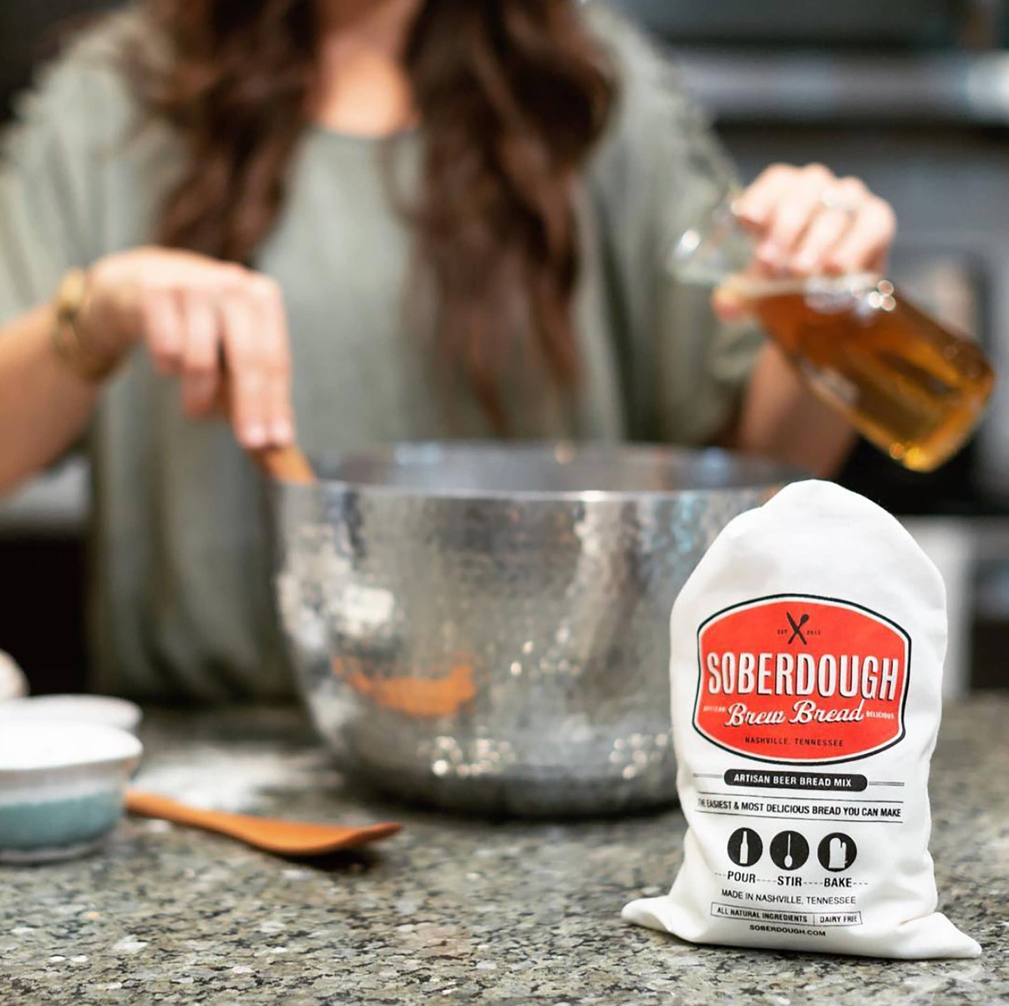 Soberdough Shelf Talker Sign