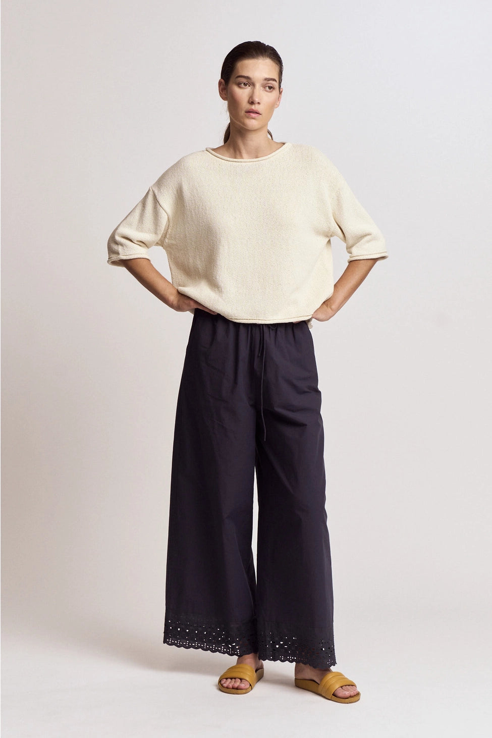 Rolled Edge Sweater