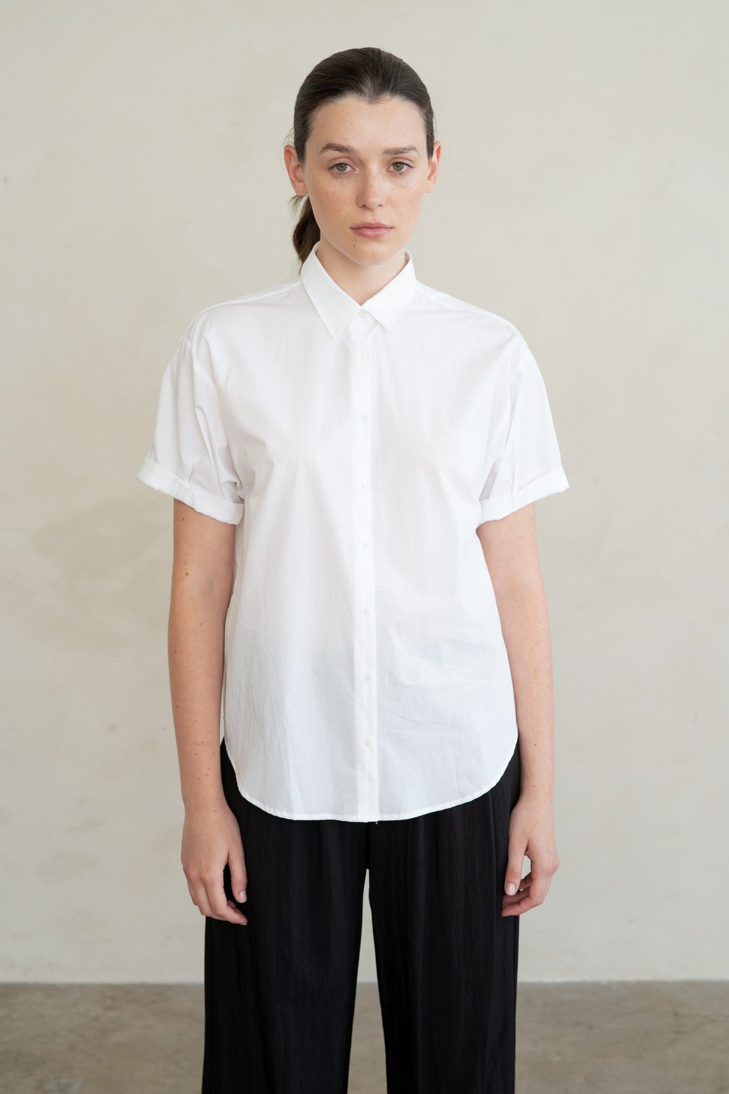 Rolled S/S Button-Up Shirt