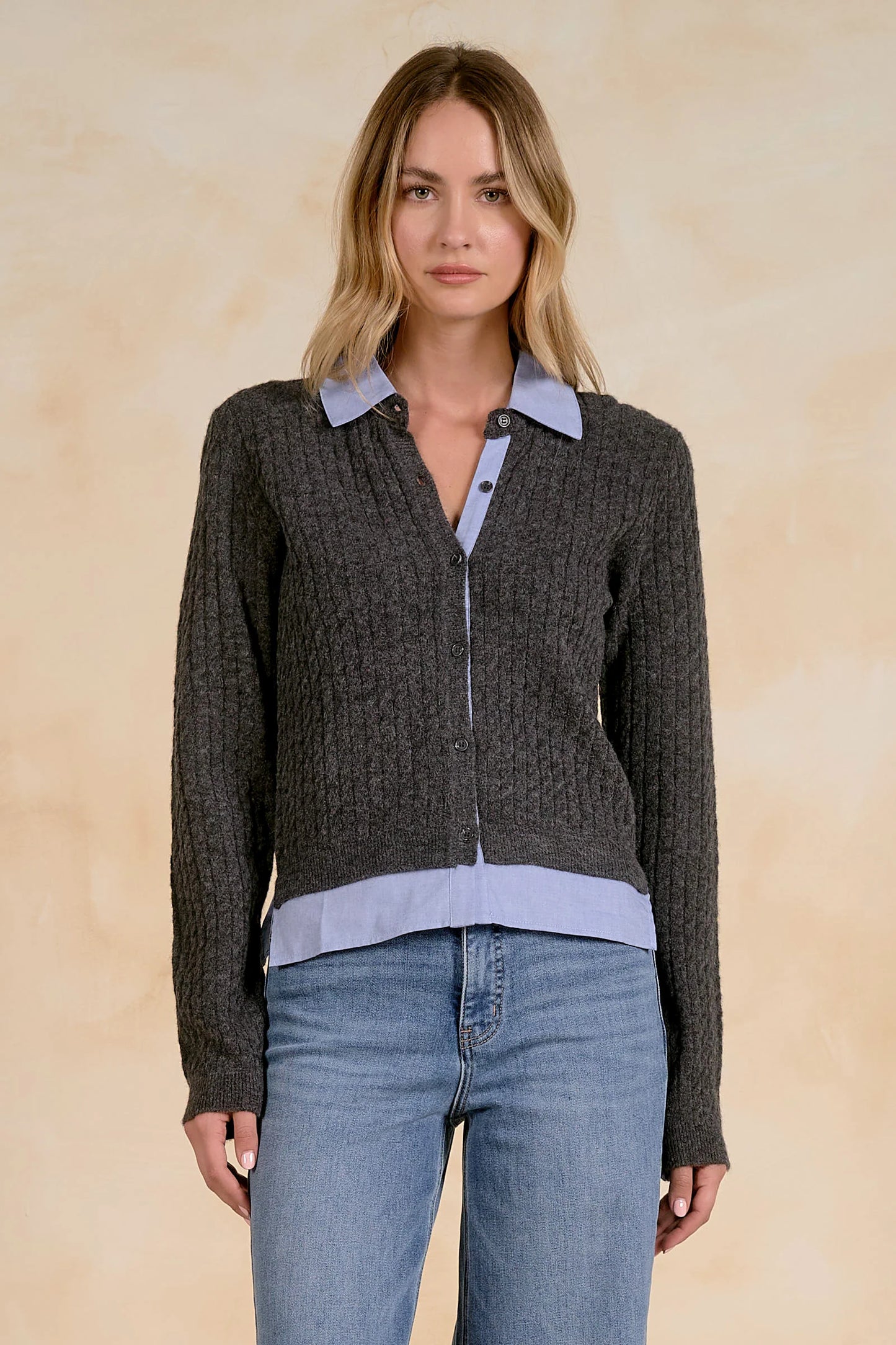 Collared Cardigan