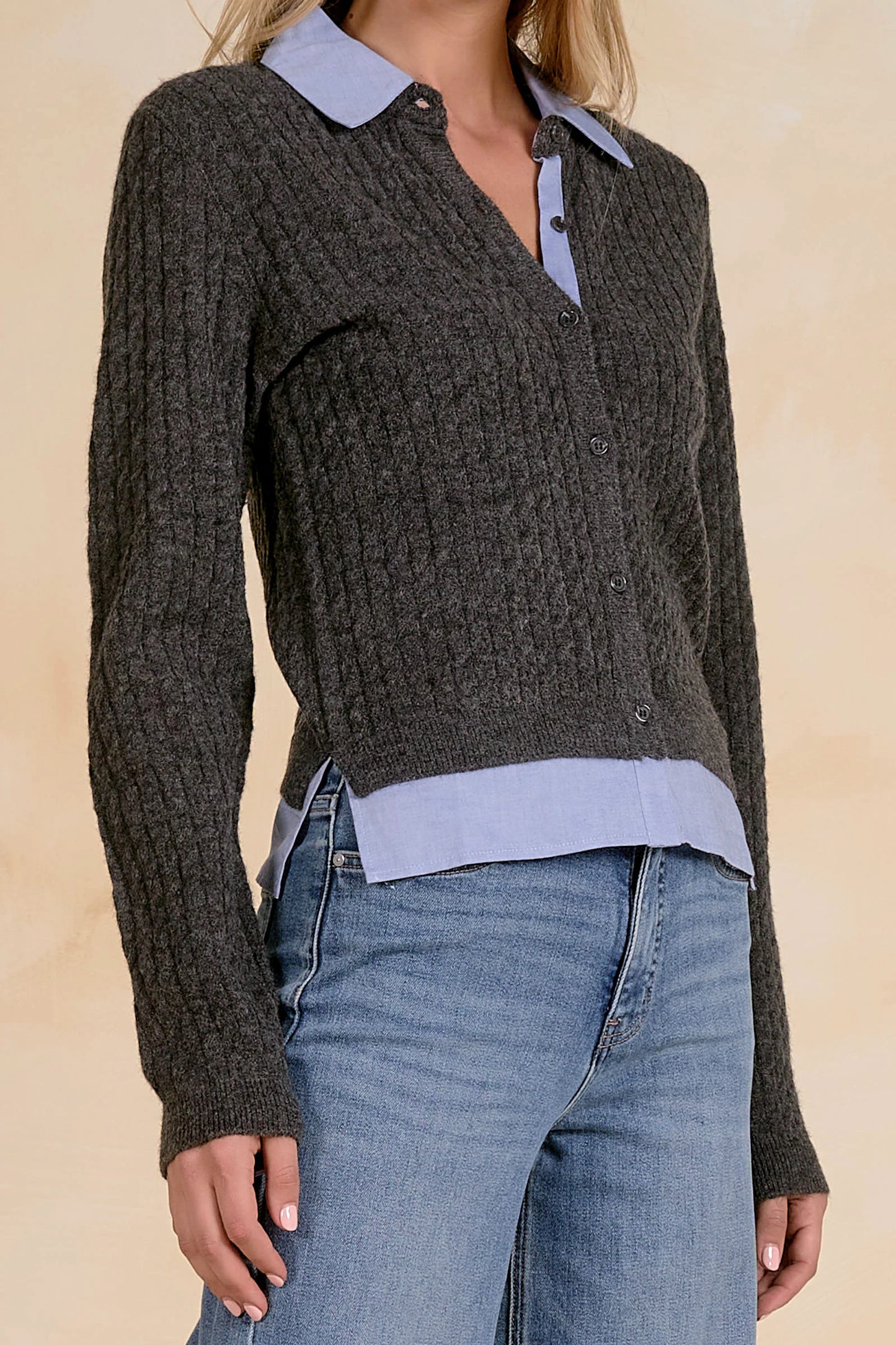 Collared Cardigan