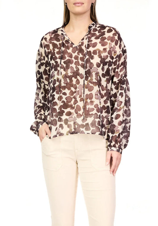 Sanctuary Chocolate Spots Blouse