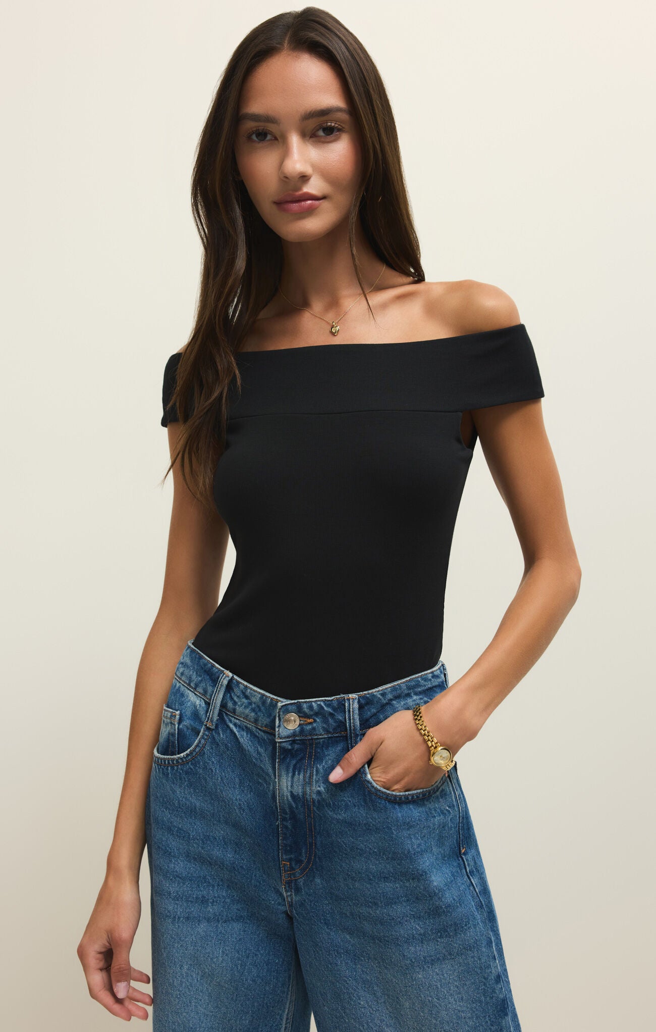 Z Supply Second Off Shoulder Top