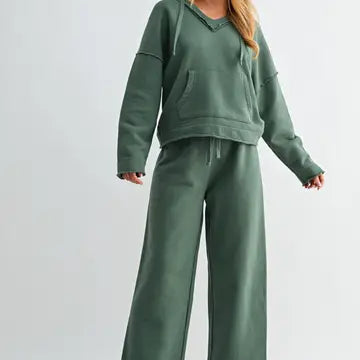 Malibu Wide-Leg Fleece Pant