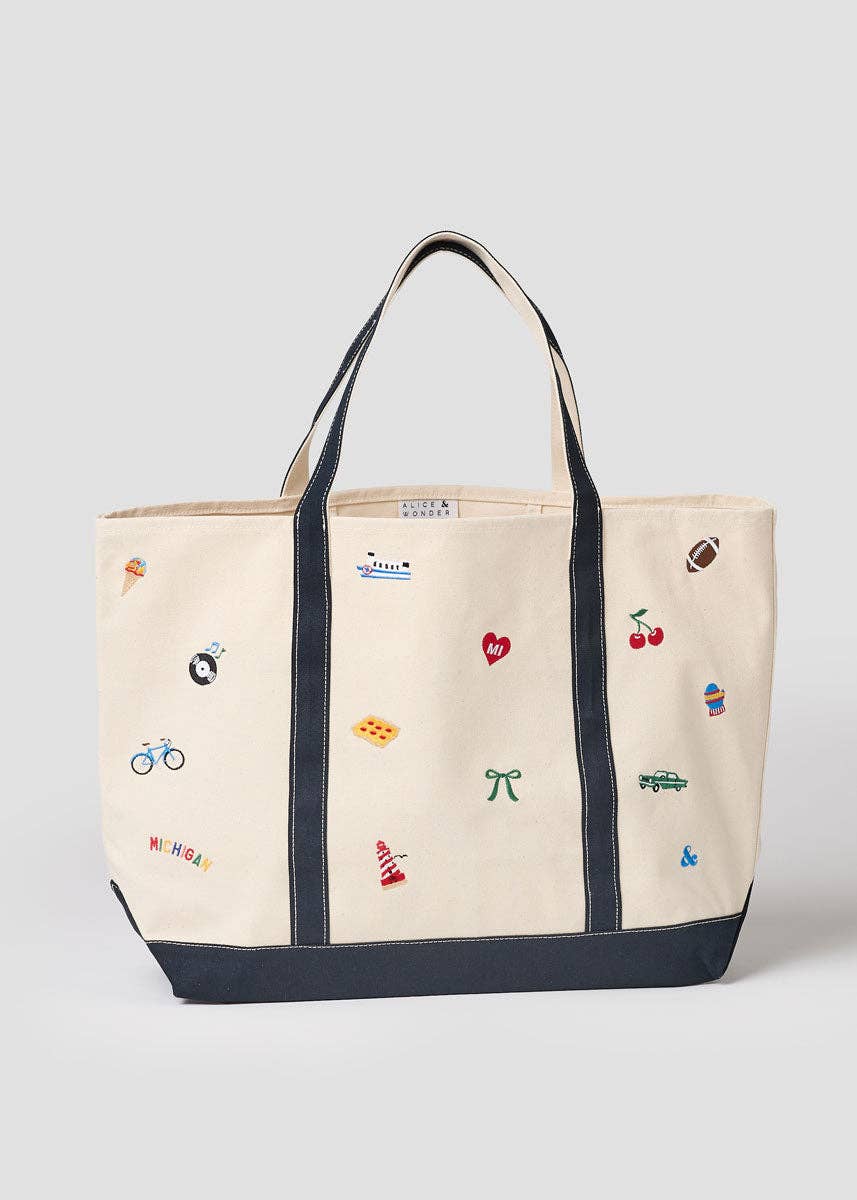 Michigan Icons Tote