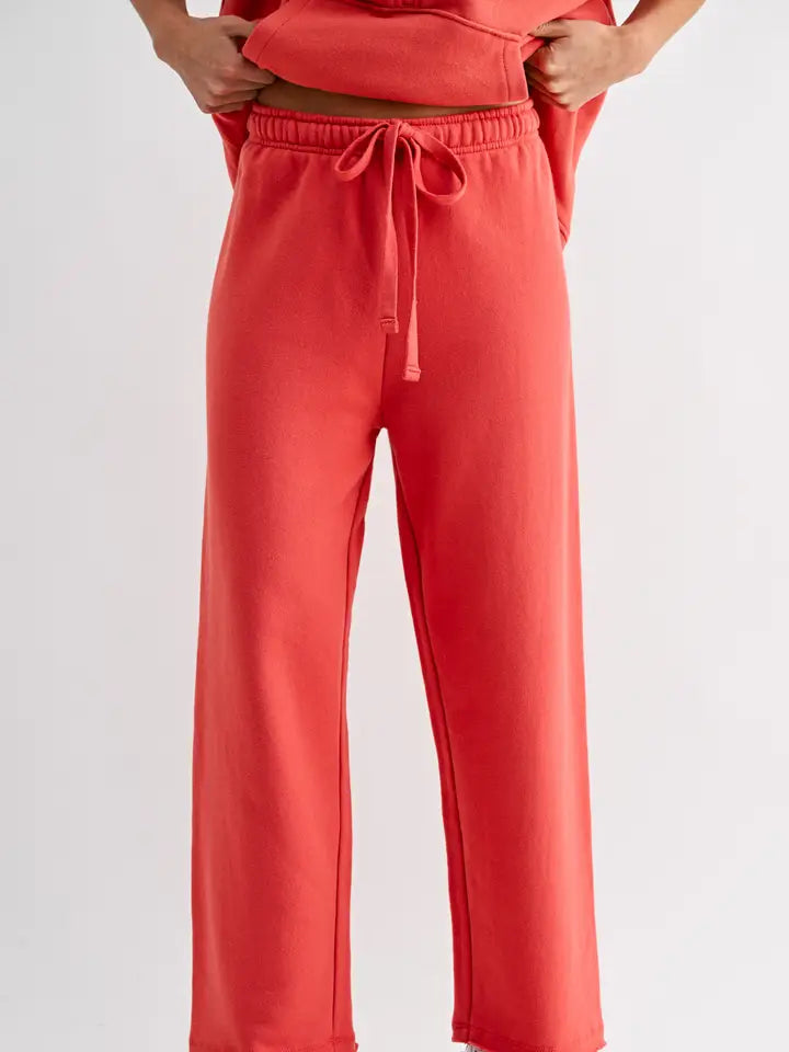 Malibu Wide-Leg Fleece Pant