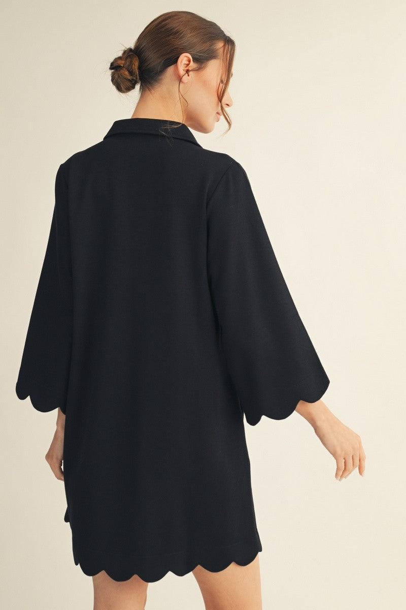 Scallop Dress