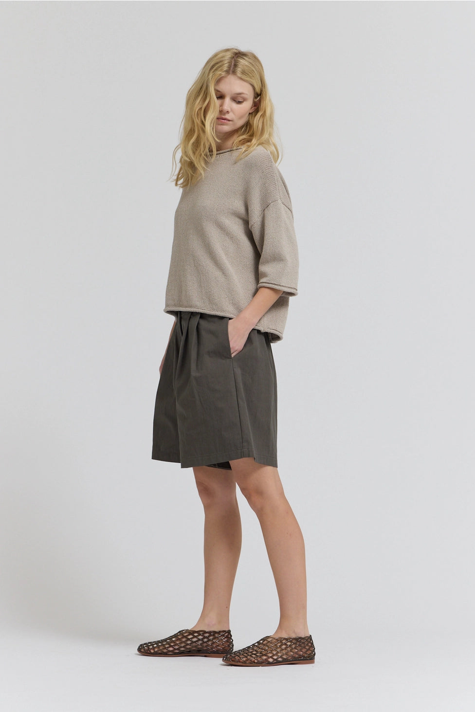 Rolled Edge Sweater