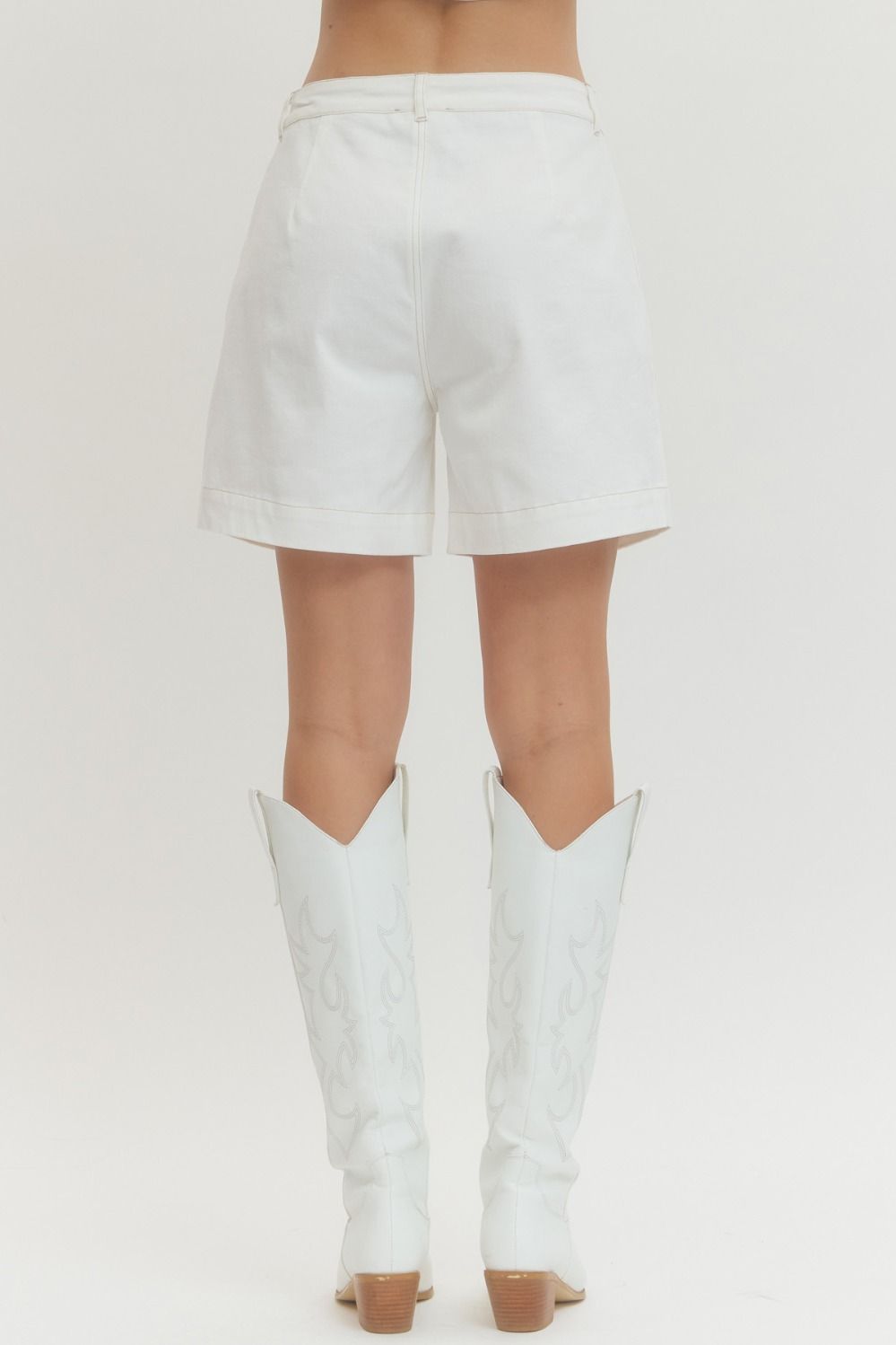 Crisp Pleated Shorts