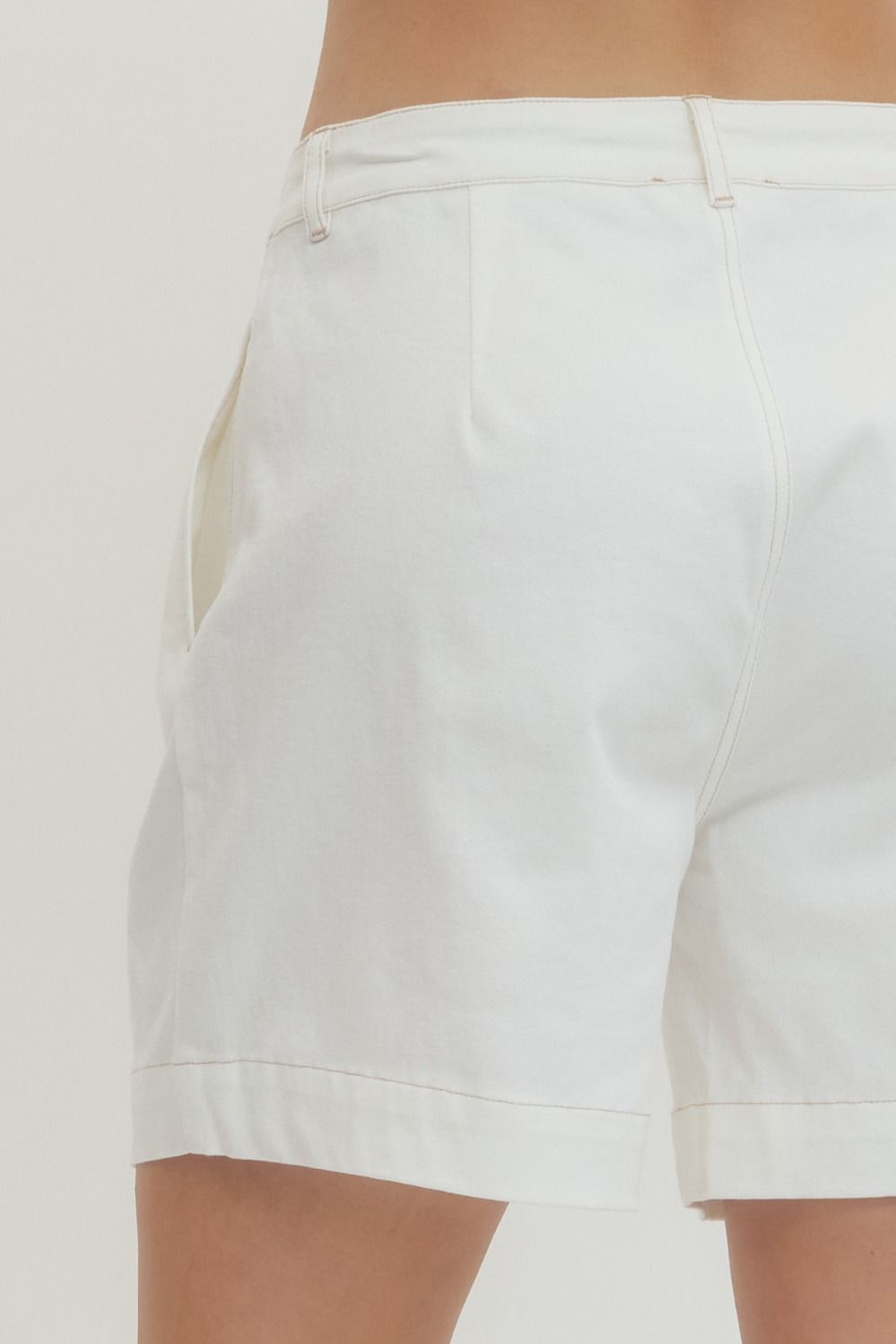 Crisp Pleated Shorts