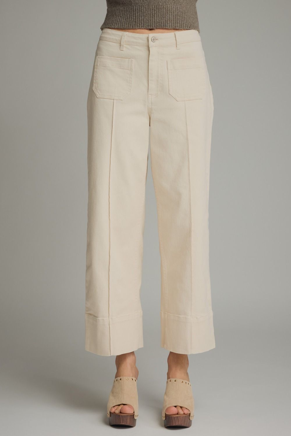 Camel Wide Leg Pants
