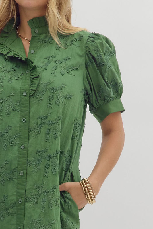 Floral Applique Dress