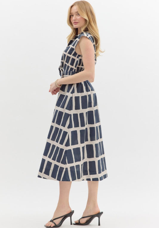 Abbey Abstract Dress