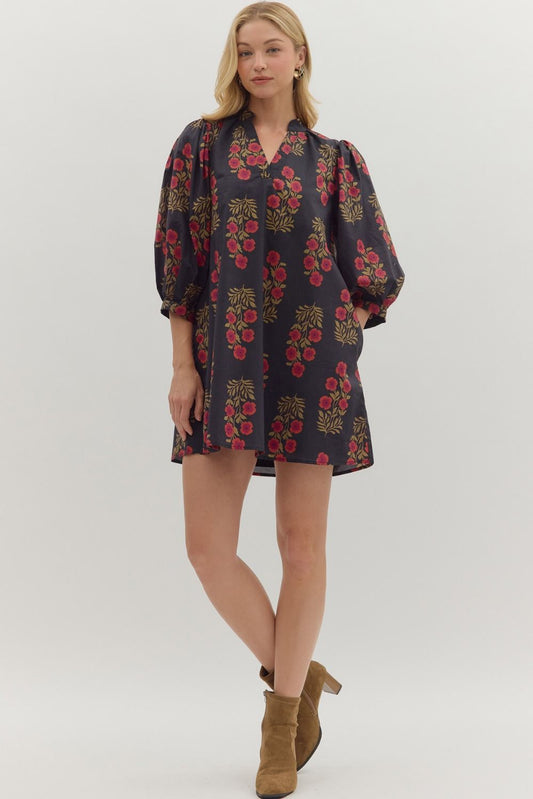 Olives Floral Dress