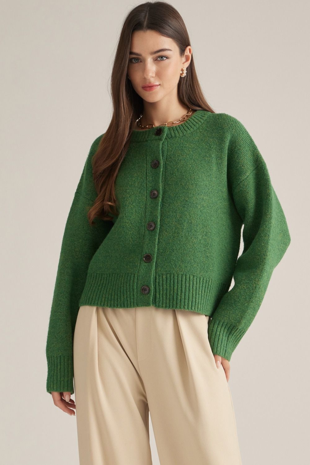 The Everly Green Cardigan