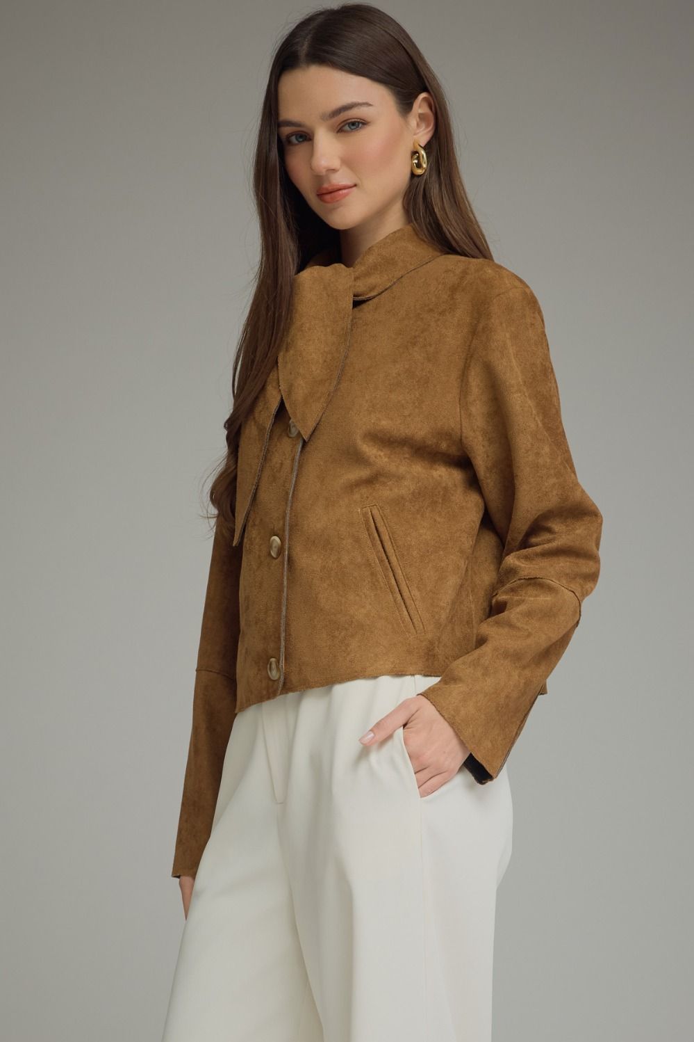 Brown Tie Jacket