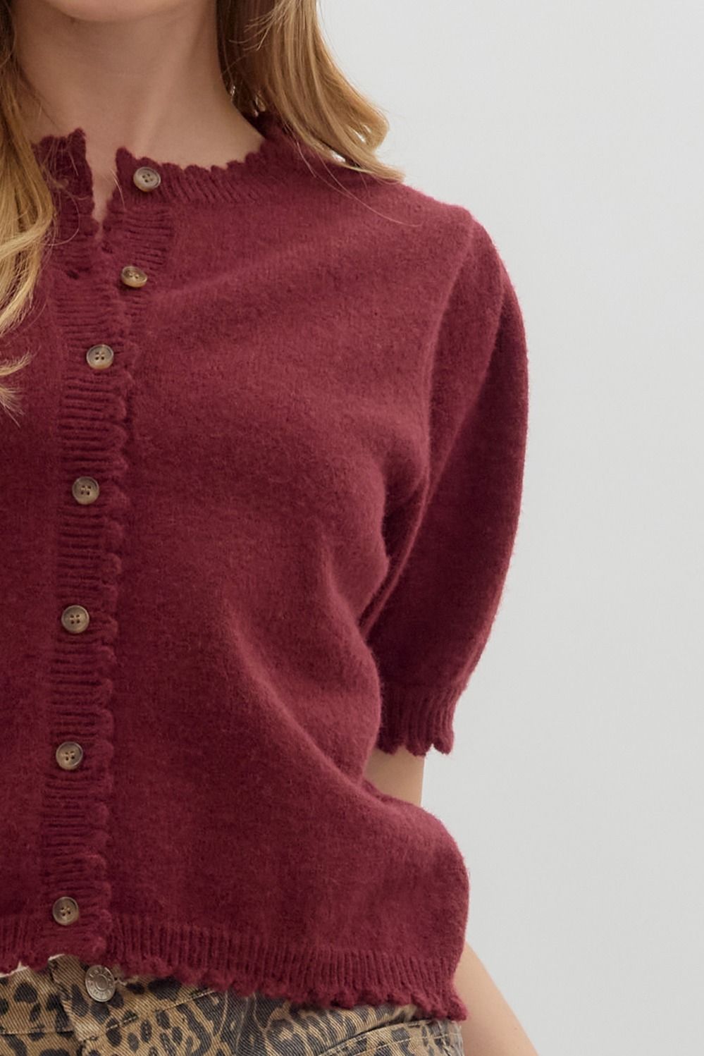 Scallop Cardi