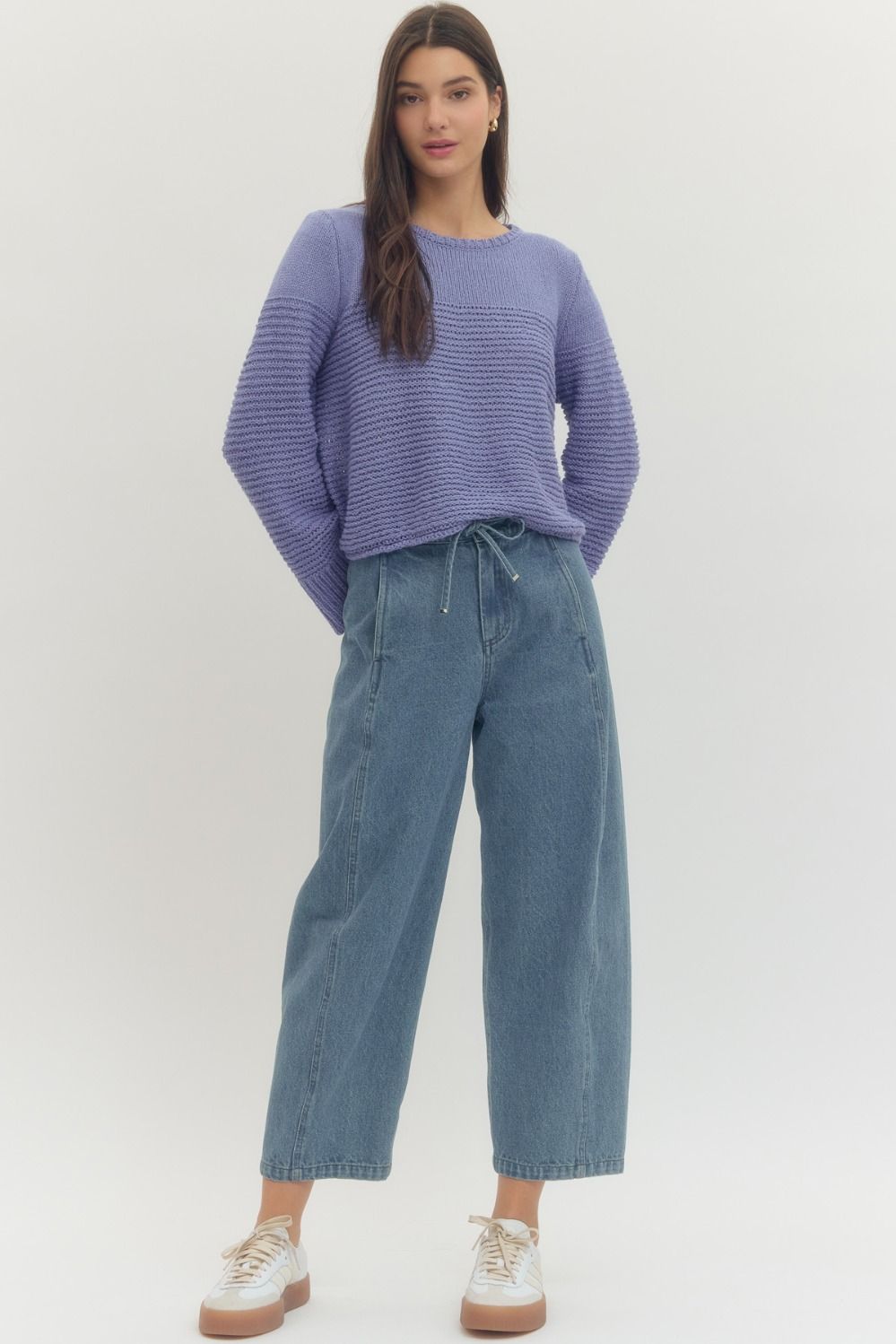 Periwinkle Knit Top