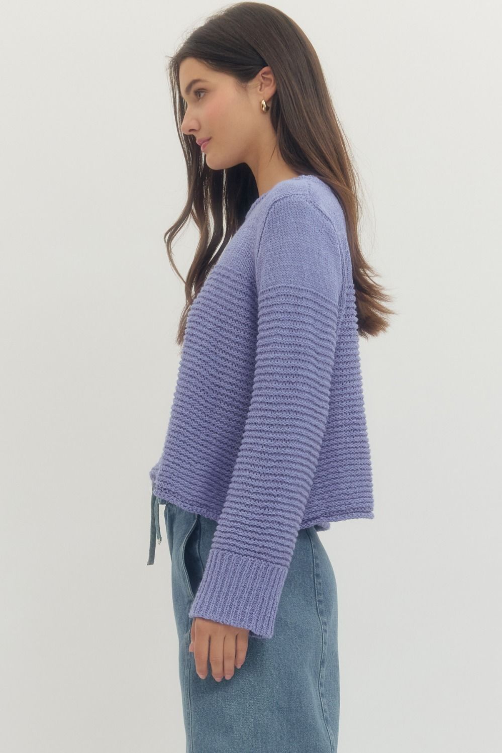 Periwinkle Knit Top
