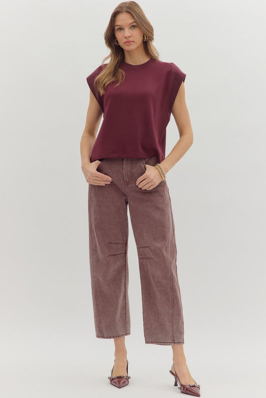 Merlot Cap Sleeve