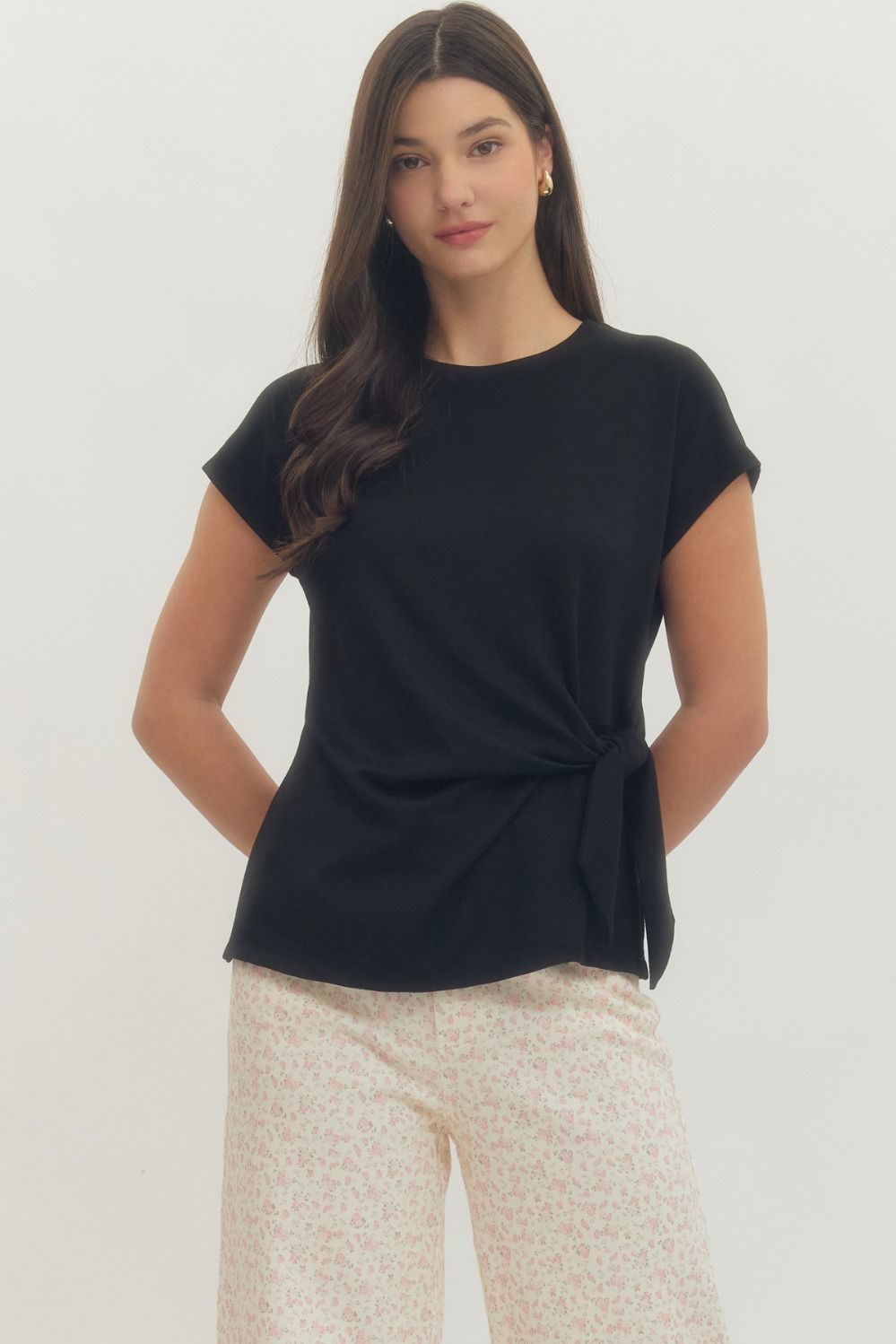 Side Tie Tee