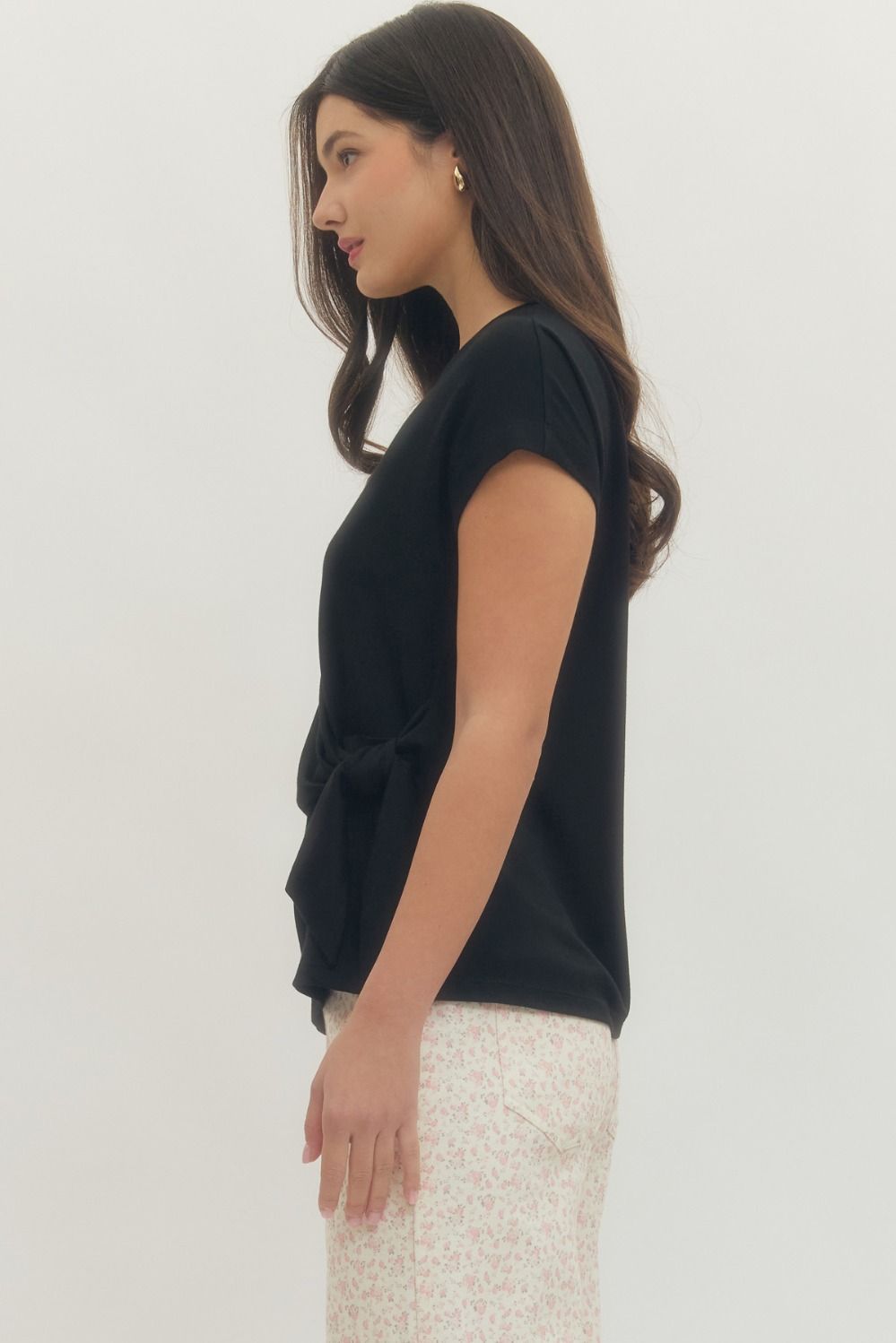 Side Tie Tee