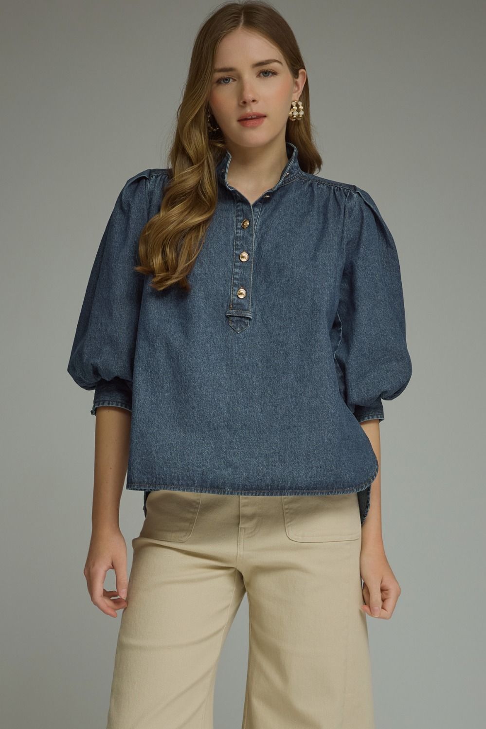 Drew Denim Top