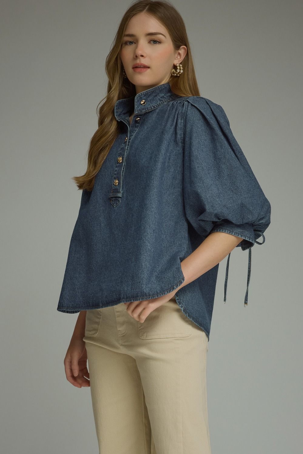 Drew Denim Top