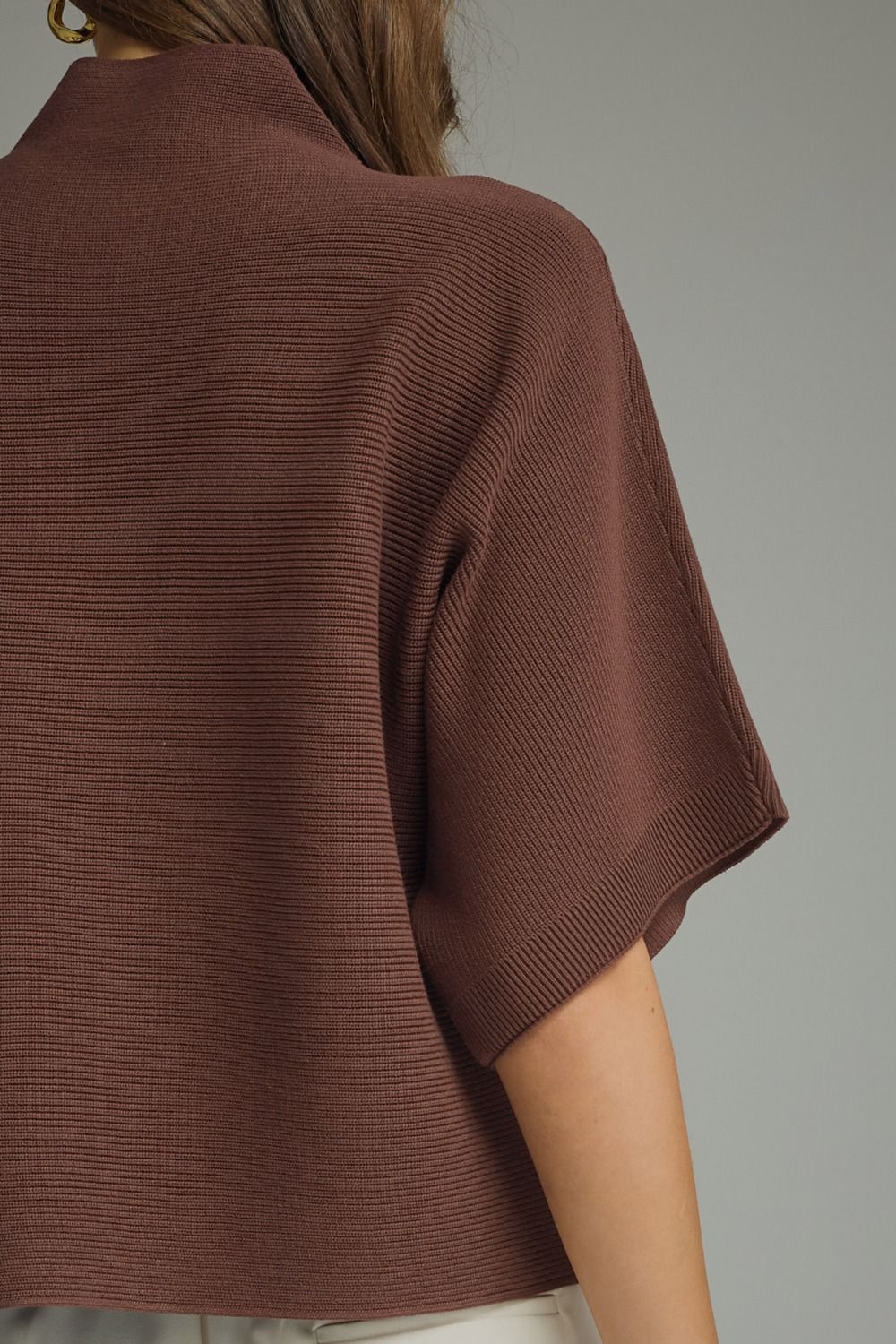 Crimson Mock S/S Sweater
