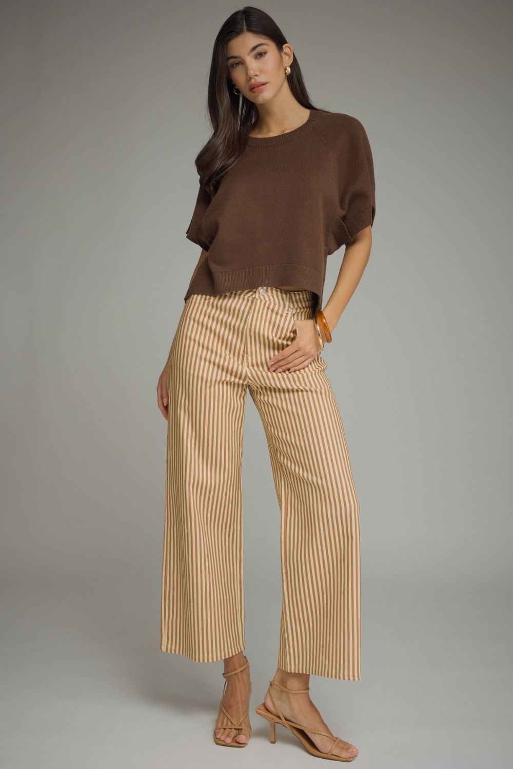 Brown Short Sleeve