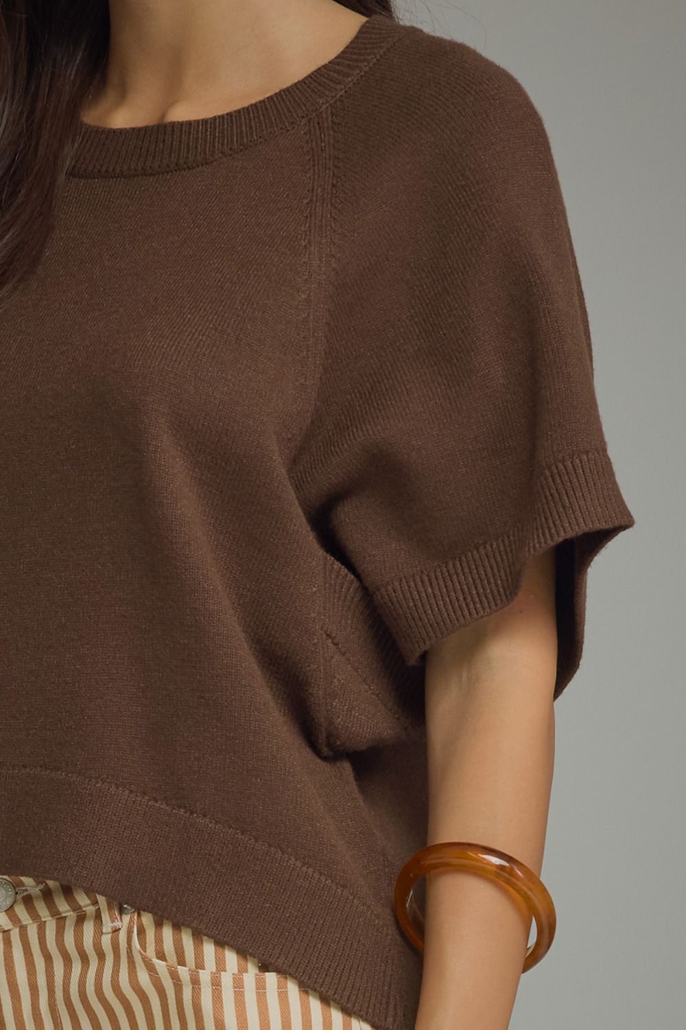 Brown Short Sleeve